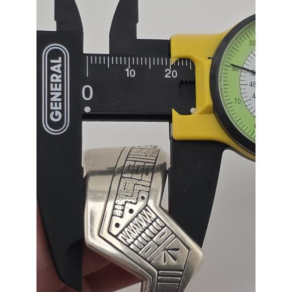 RMT Carolyn Pollack Relios 925 Sterling Southwestern Inlaid Stone Cuff Bracelet - Picture 15 of 15